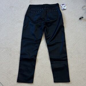 Black Studded Pants